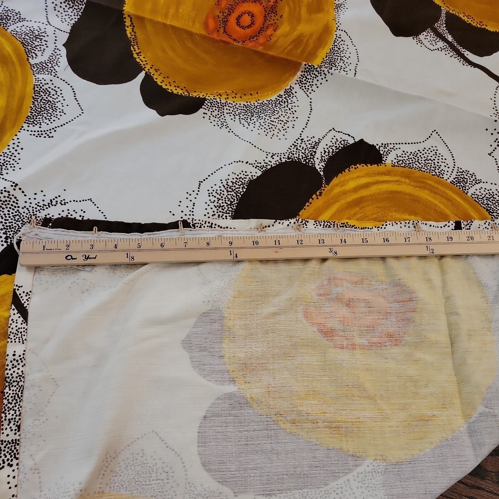 VINTAGE Mid Century Modern Retro 134" L 92" H Curtain Panel Fabric Dekoplus - Picture 6 of 10